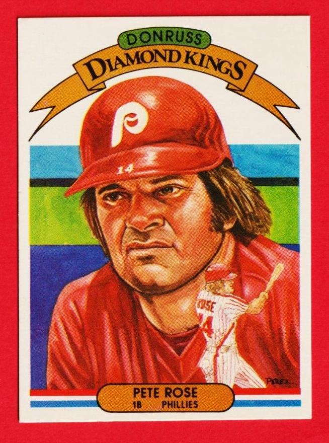 1982 Donruss Baseball Pete Rose #1