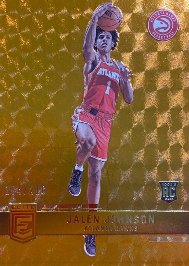 2021 Donruss Elite Basketball Orange Jalen Johnson #229