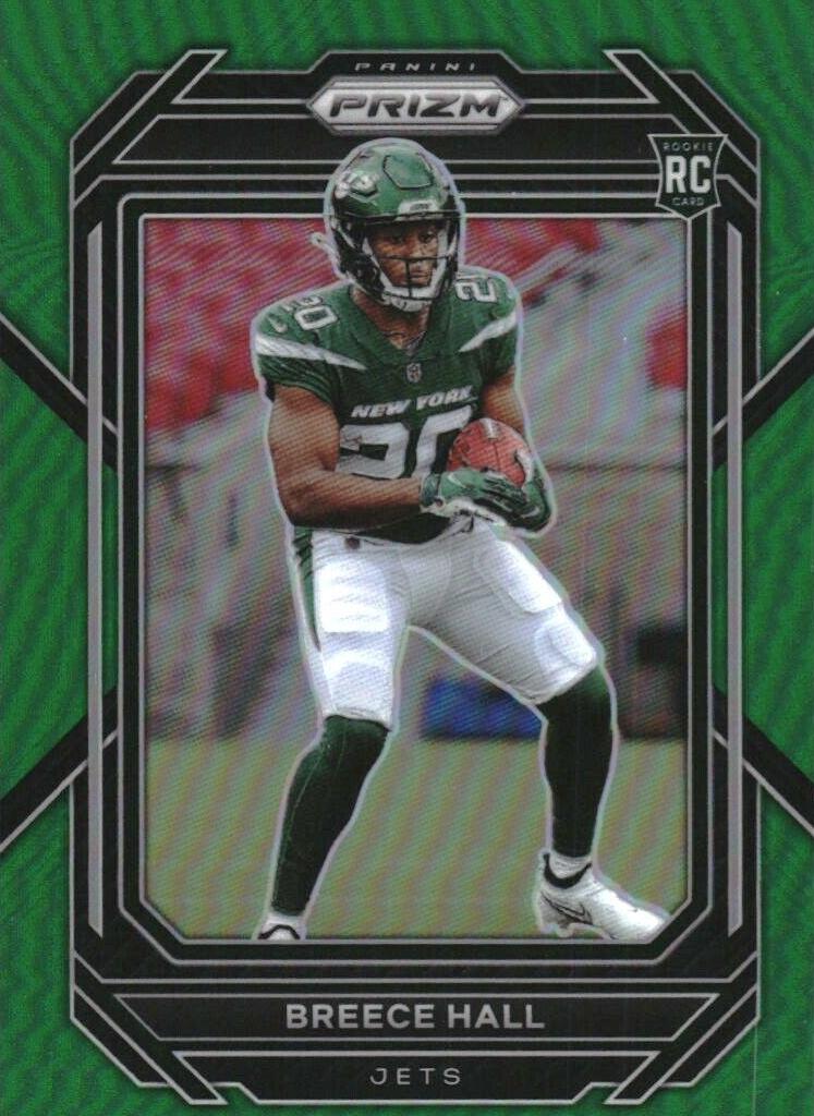 2022 Panini Prizm Football Green Breece Hall #317