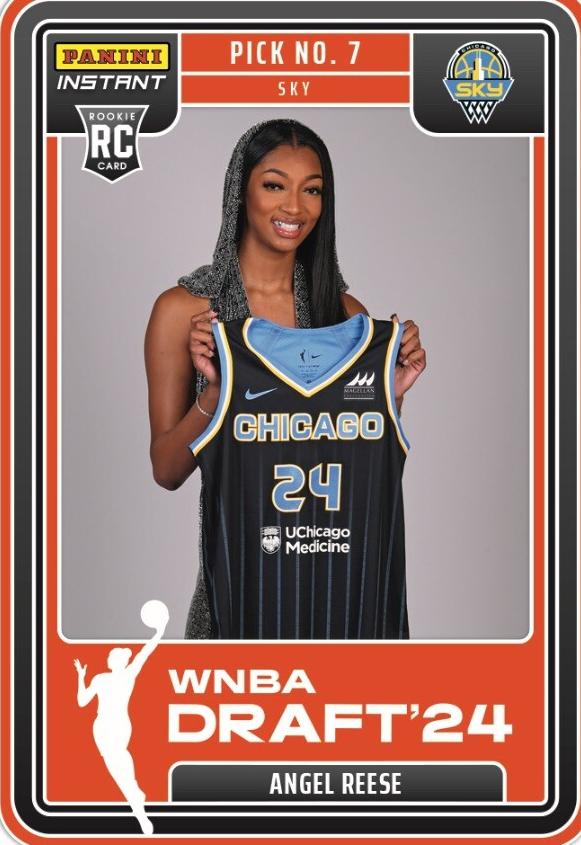 2024 Panini Instant WNBA Draft Night Basketball Angel Reese #DN-6