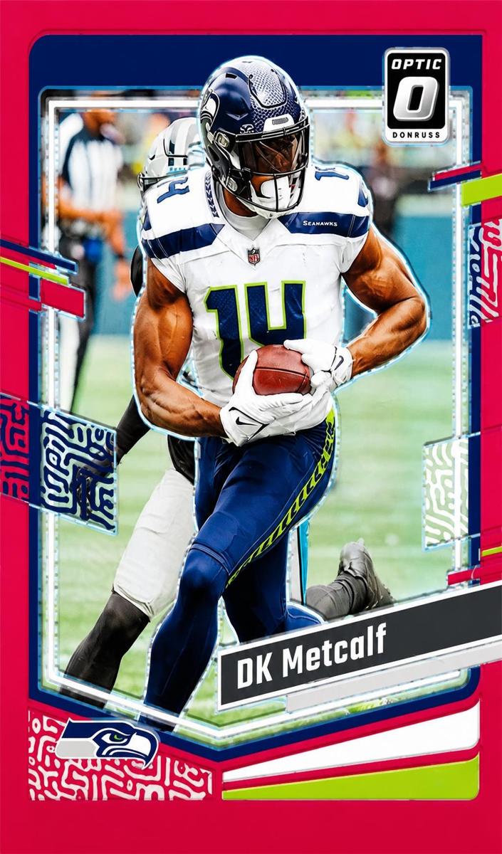 2023 Donruss Optic Football Red DK Metcalf #175