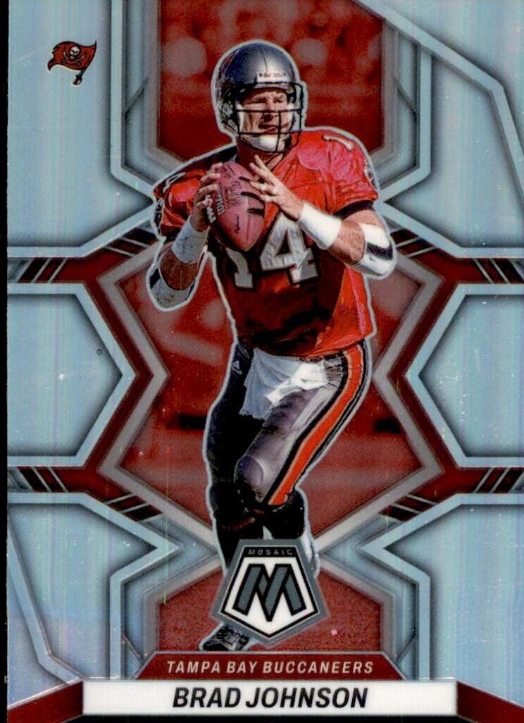 2022 Panini Mosaic Football Silver Brad Johnson #188