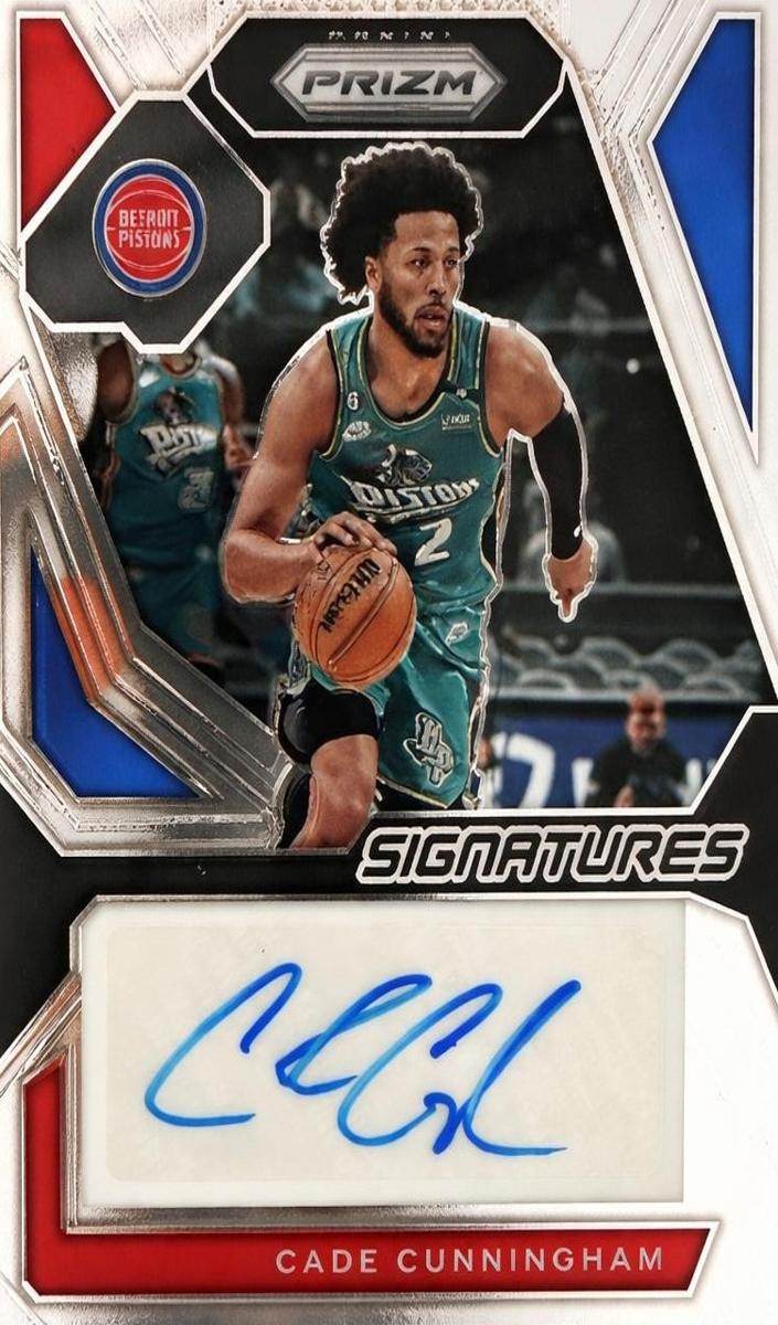 2023 Panini Prizm Basketball Cade Cunningham #SIG-CUN PSA 10