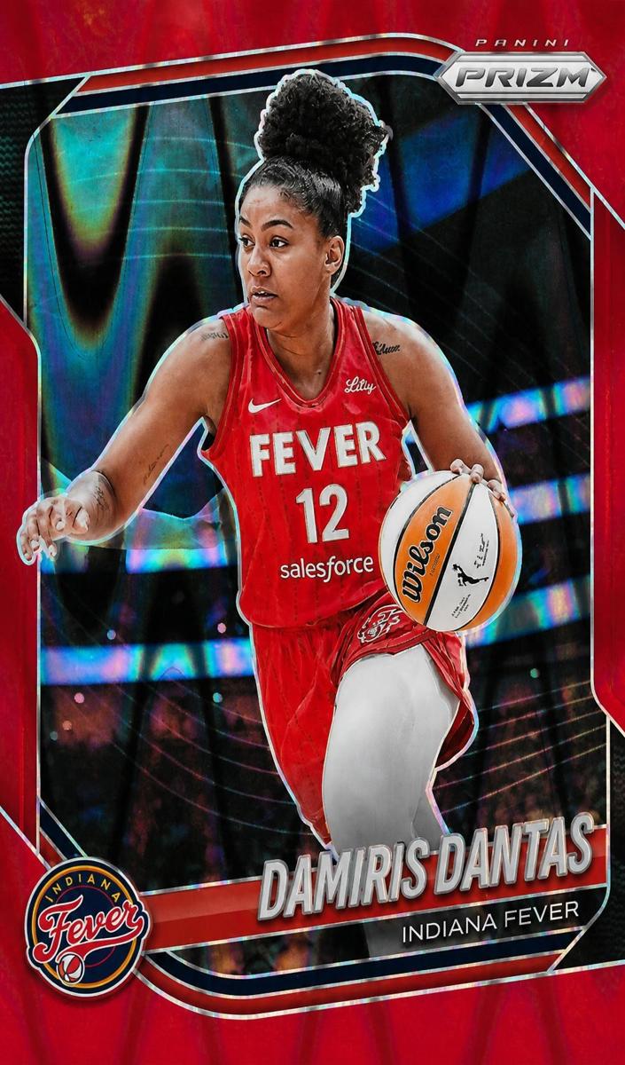 2025 Panini Prizm WNBA Basketball Red Seismic Damiris Dantas #42