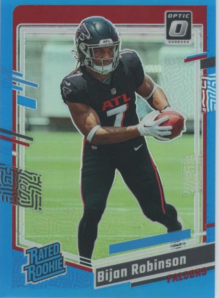 2023 Donruss Optic Football Aqua Bijan Robinson #206