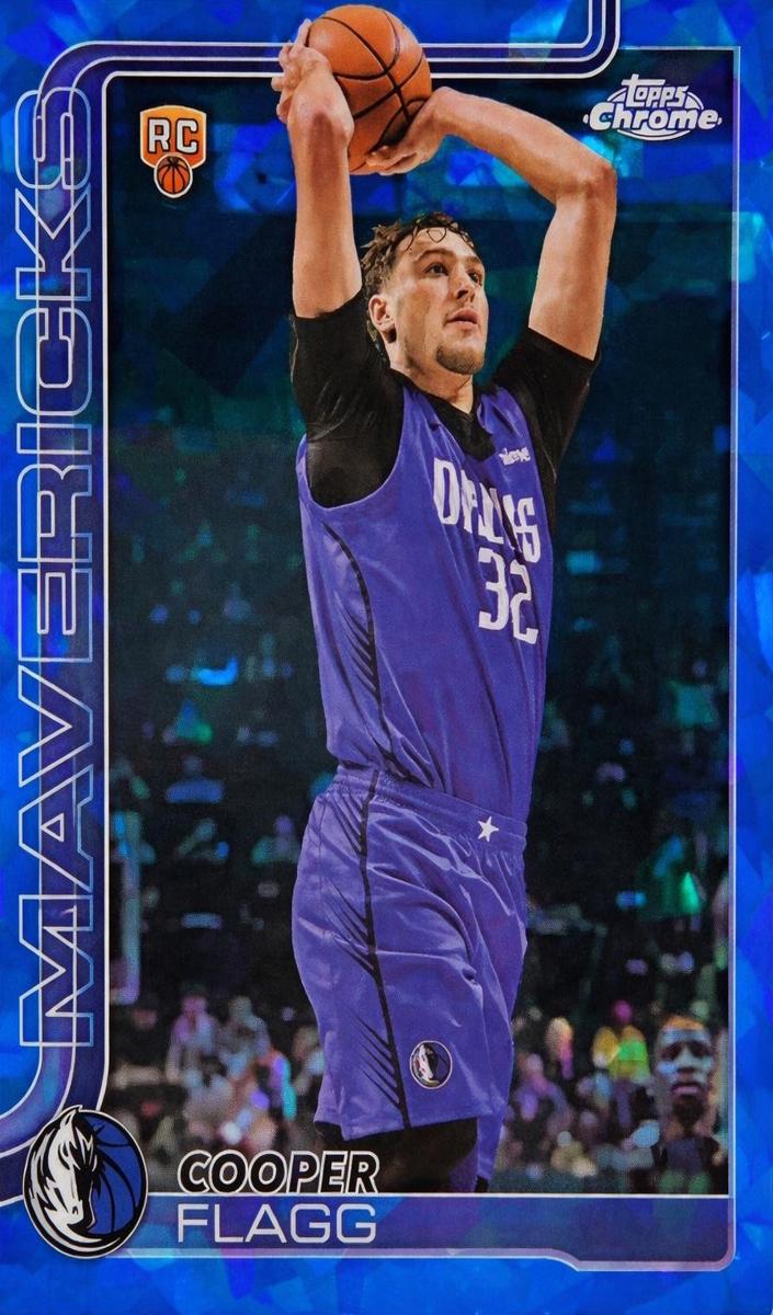 2025 Topps Chrome Sapphire Basketball Cooper Flagg #251 RAW Ungraded