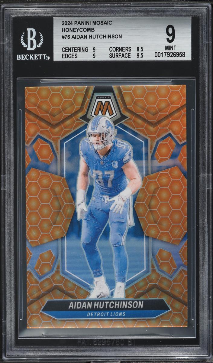 2024 Panini Mosaic Football Honeycomb Aidan Hutchinson #76