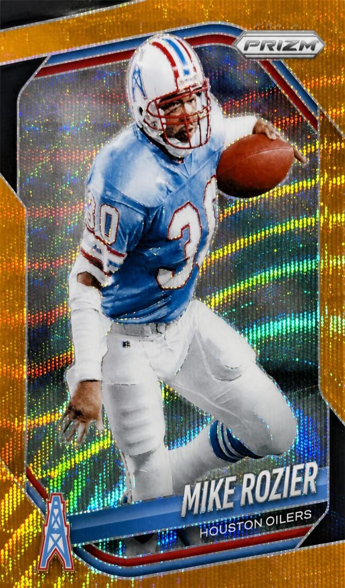 2025 Panini Prizm Football Orange Wave Mike Rozier #248