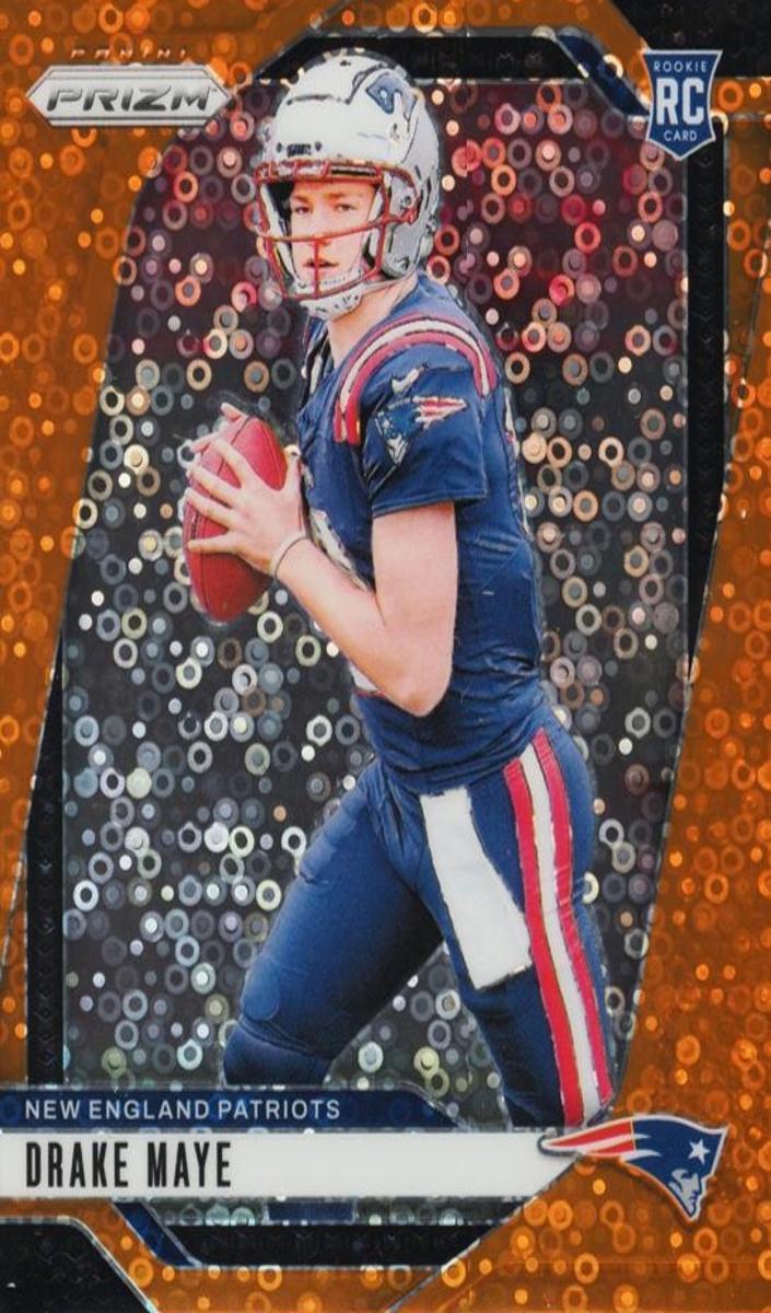 2024 Panini Prizm Football Disco Drake Maye #329