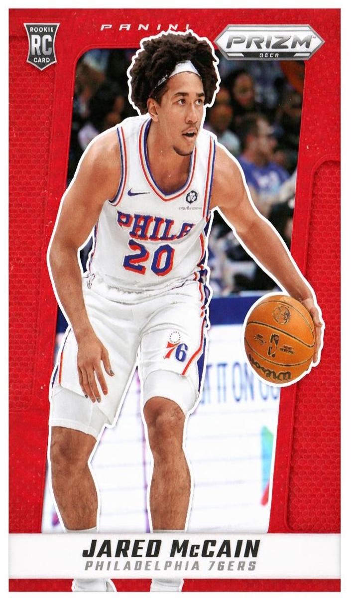 2024 Panini Prizm Deca Basketball Red Jared McCain #24 PSA 9