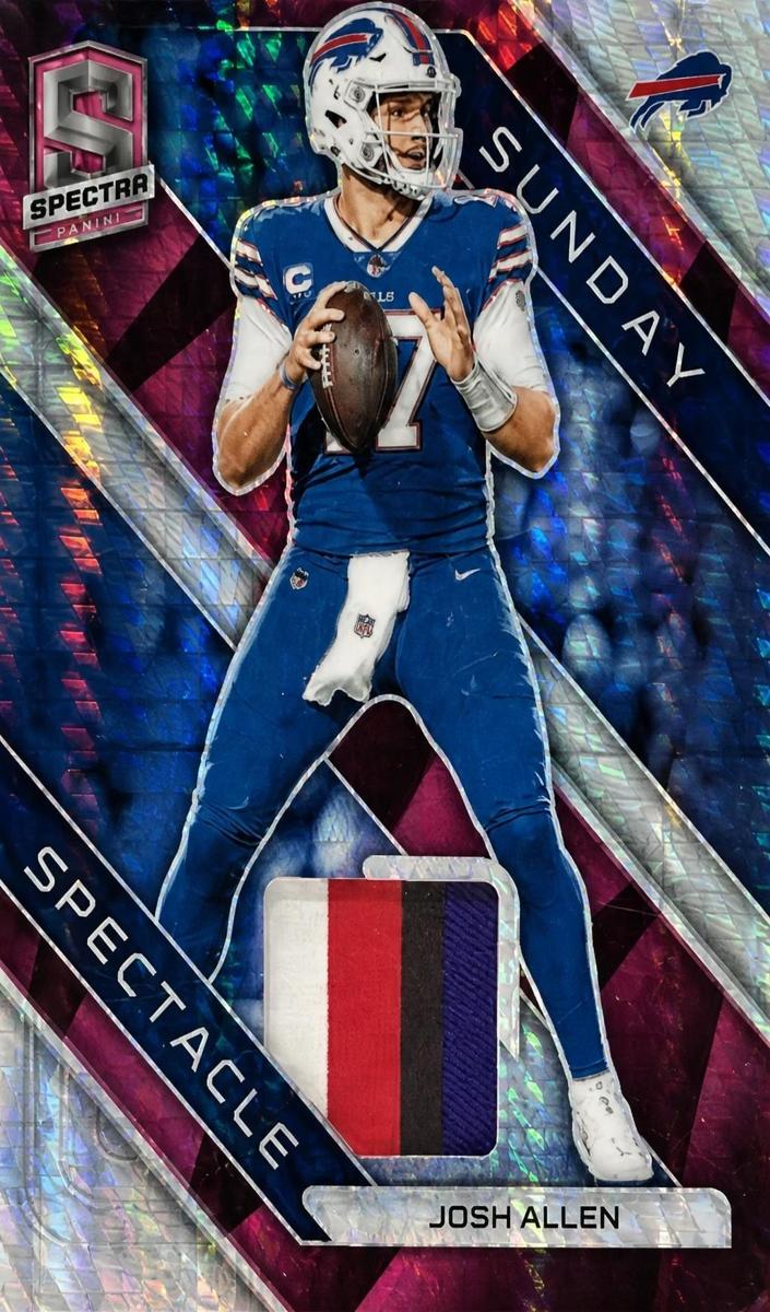 2023 Panini Spectra Football Neon Pink Josh Allen #SS-JAL
