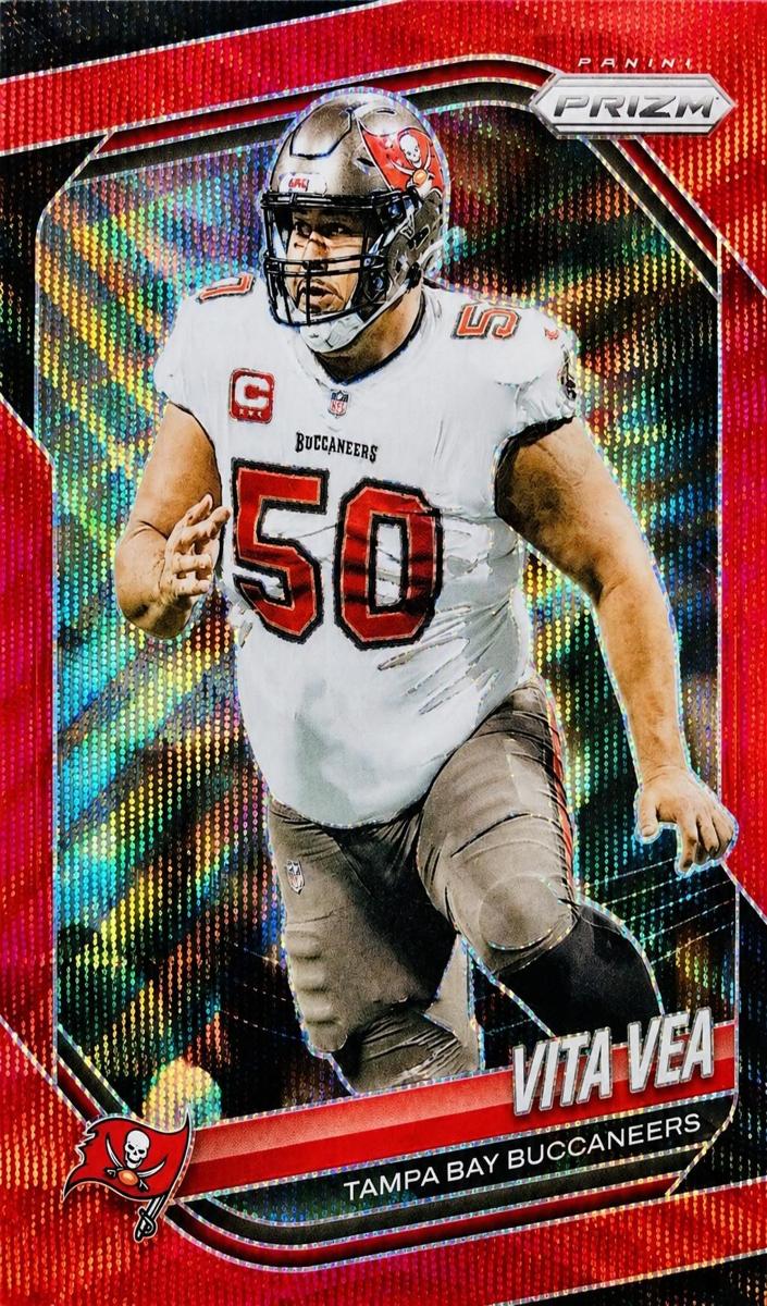 2025 Panini Prizm Football Red Wave Vita Vea #123