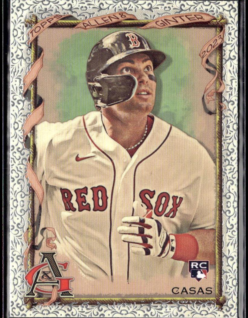2023 Topps Allen & Ginter Baseball Foil Filigree Triston Casas #56