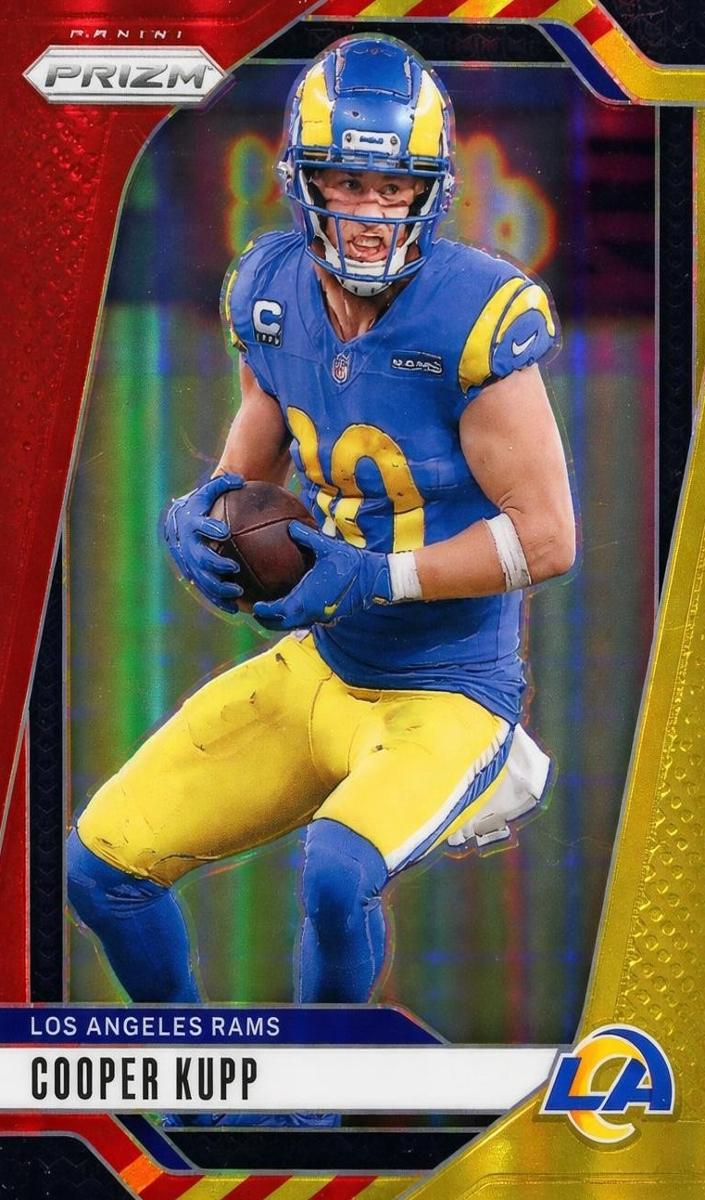 2024 Panini Prizm Football Red and Yellow Cooper Kupp #169