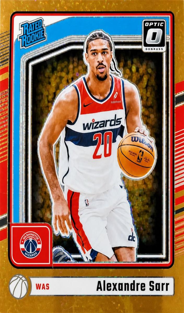 2024 Donruss Optic Basketball Copper Glitter Alexandre Sarr #276