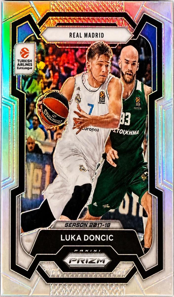 2023 Panini Prizm Turkish Airlines EuroLeague Basketball Silver Luka Doncic #10