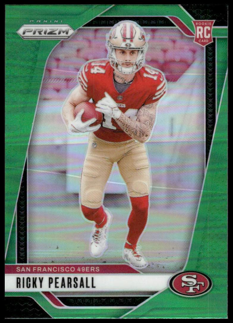 2024 Panini Prizm Football Green Ricky Pearsall #383 PSA 10