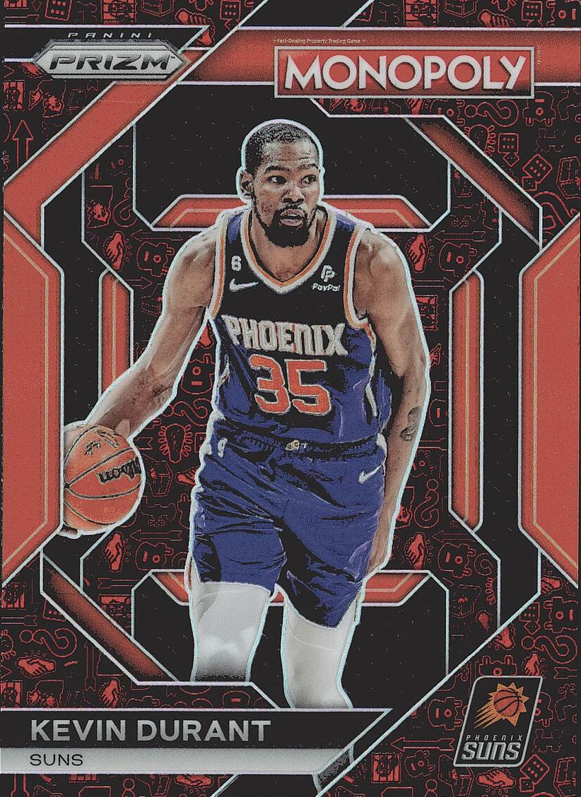 2023 Panini Prizm Monopoly Basketball Monopoly Red Pattern Kevin Durant #PS6