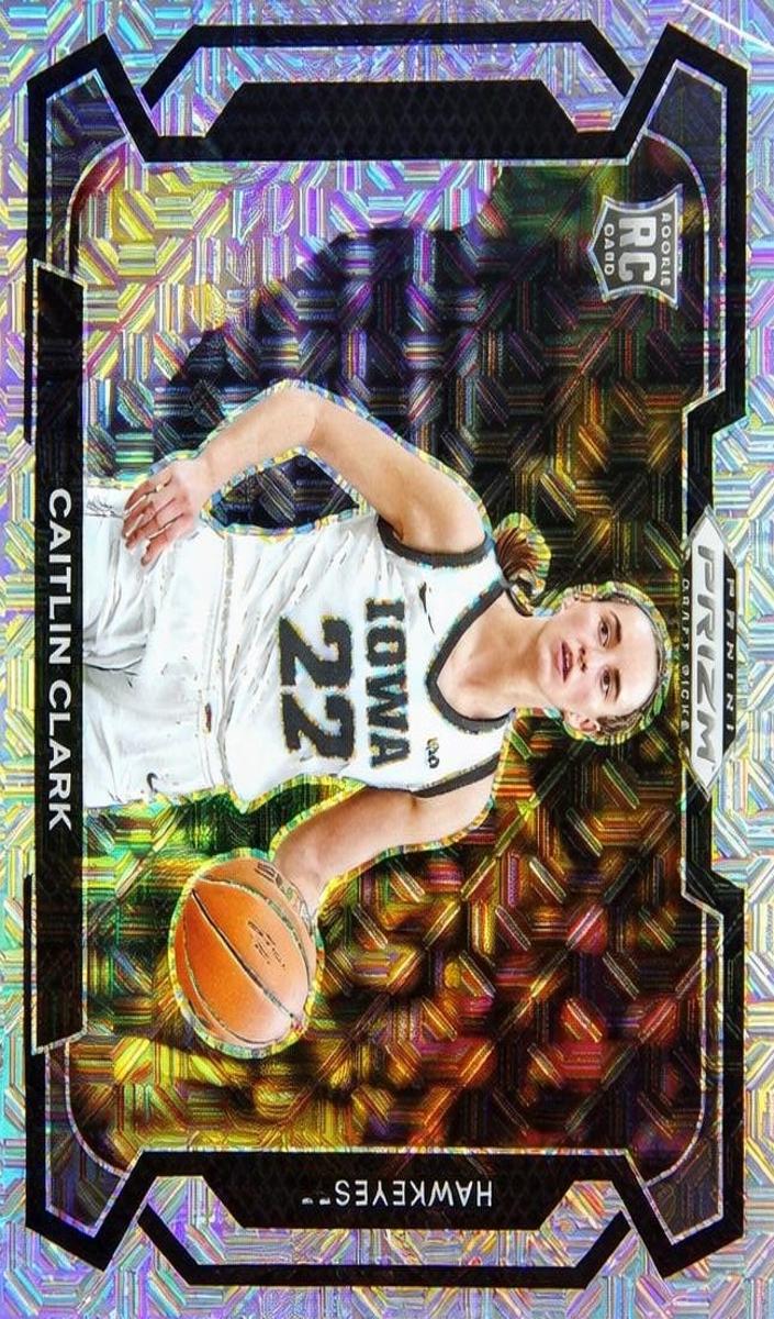 2024 Panini Prizm Draft Picks Basketball Mojo Caitlin Clark #57 PSA 10