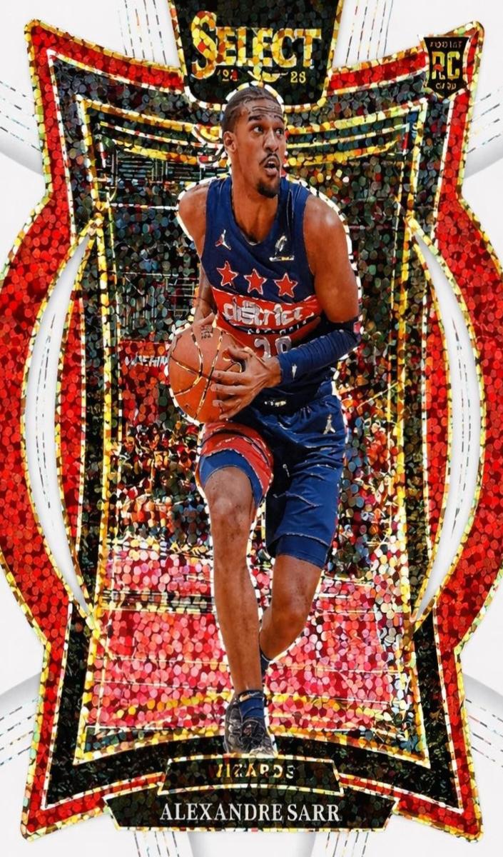 2024 Panini Select Basketball White Sparkle Alexandre Sarr #73