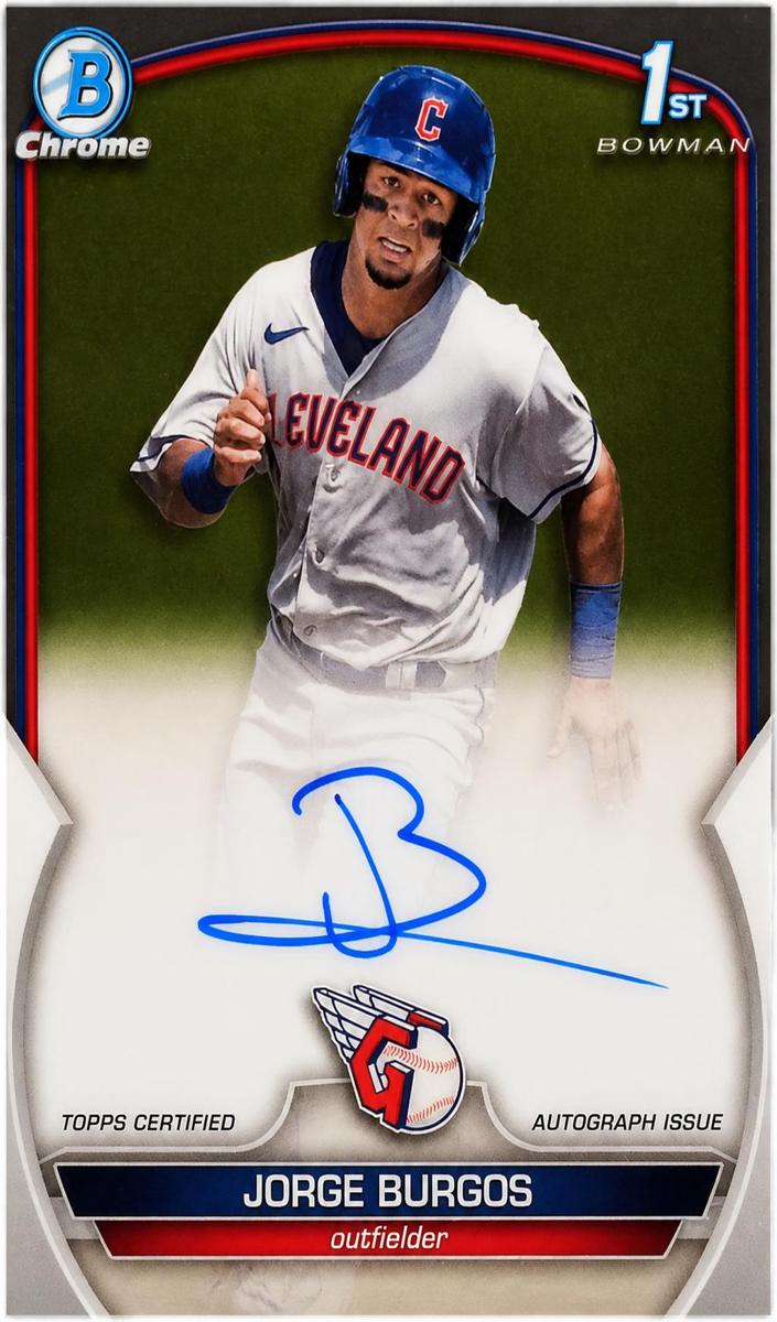 2023 Bowman Chrome Baseball Jorge Burgos #CPA-JBG SGC 10