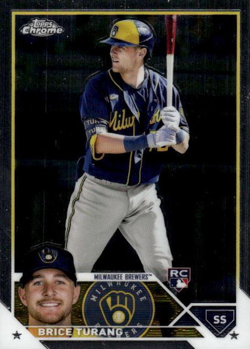 2023 Topps Chrome Baseball Brice Turang #170