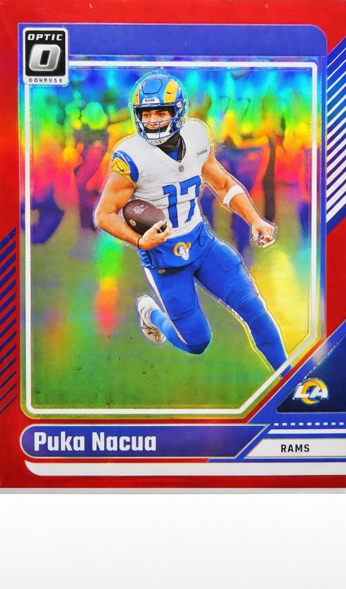 2024 Donruss Optic Football Red Puka Nacua #115