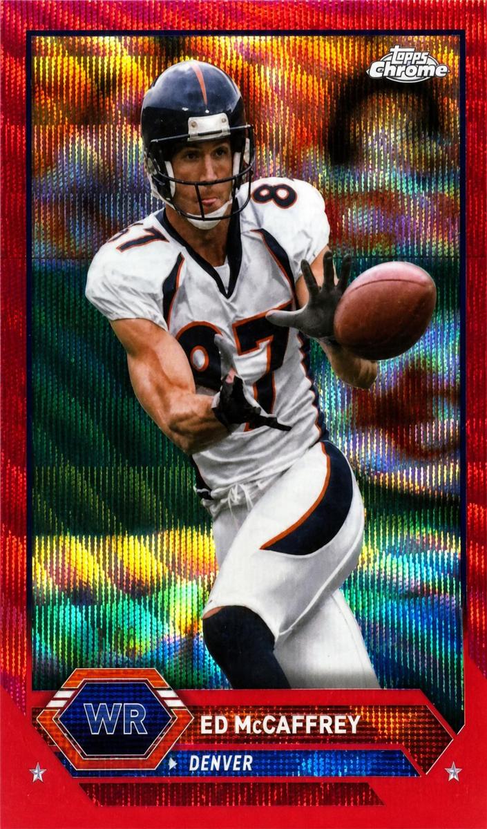 2023 Topps Composite Football Red Wave Refractor Ed McCaffrey #42