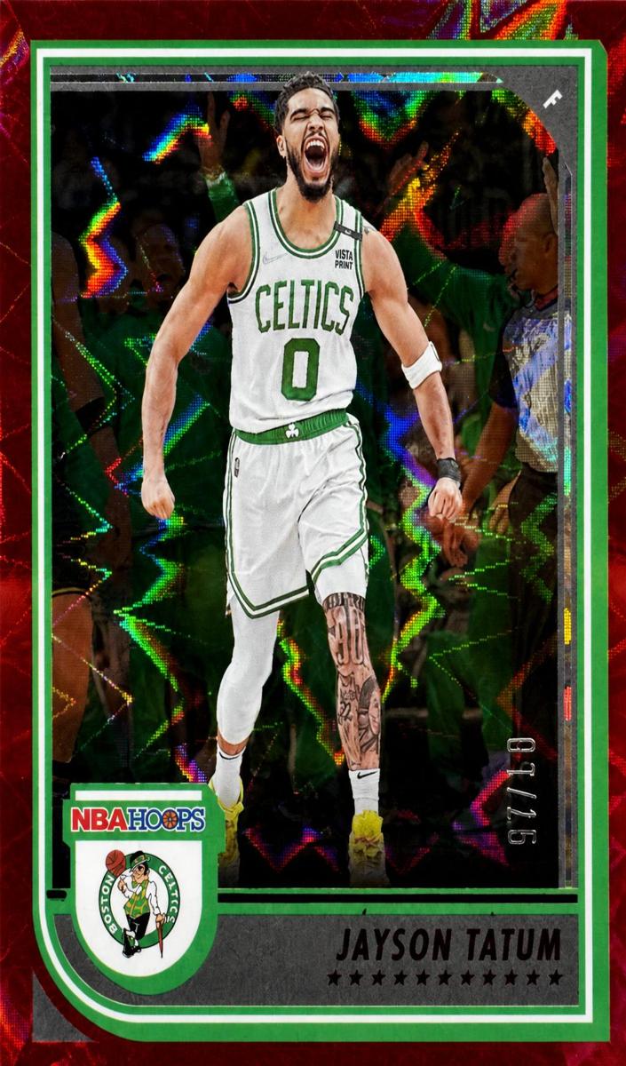 2022 Panini Hoops Basketball Red Explosion Jayson Tatum #1