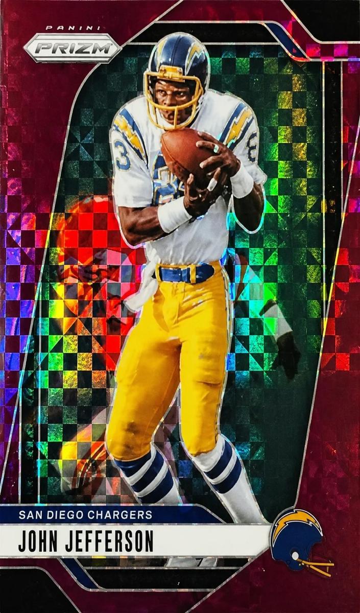 2024 Panini Prizm Football Purple Power John Jefferson #165