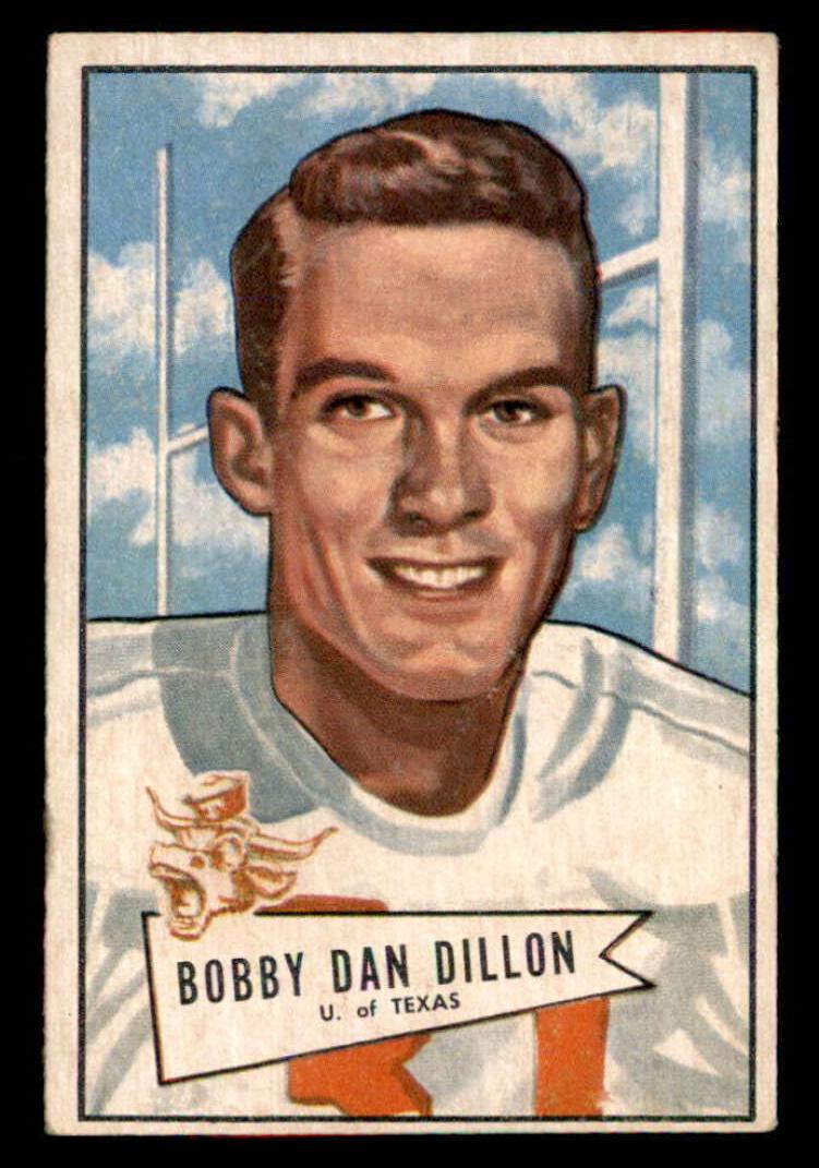 1952 Bowman Small Football Bobby Dillon #98 PSA 7