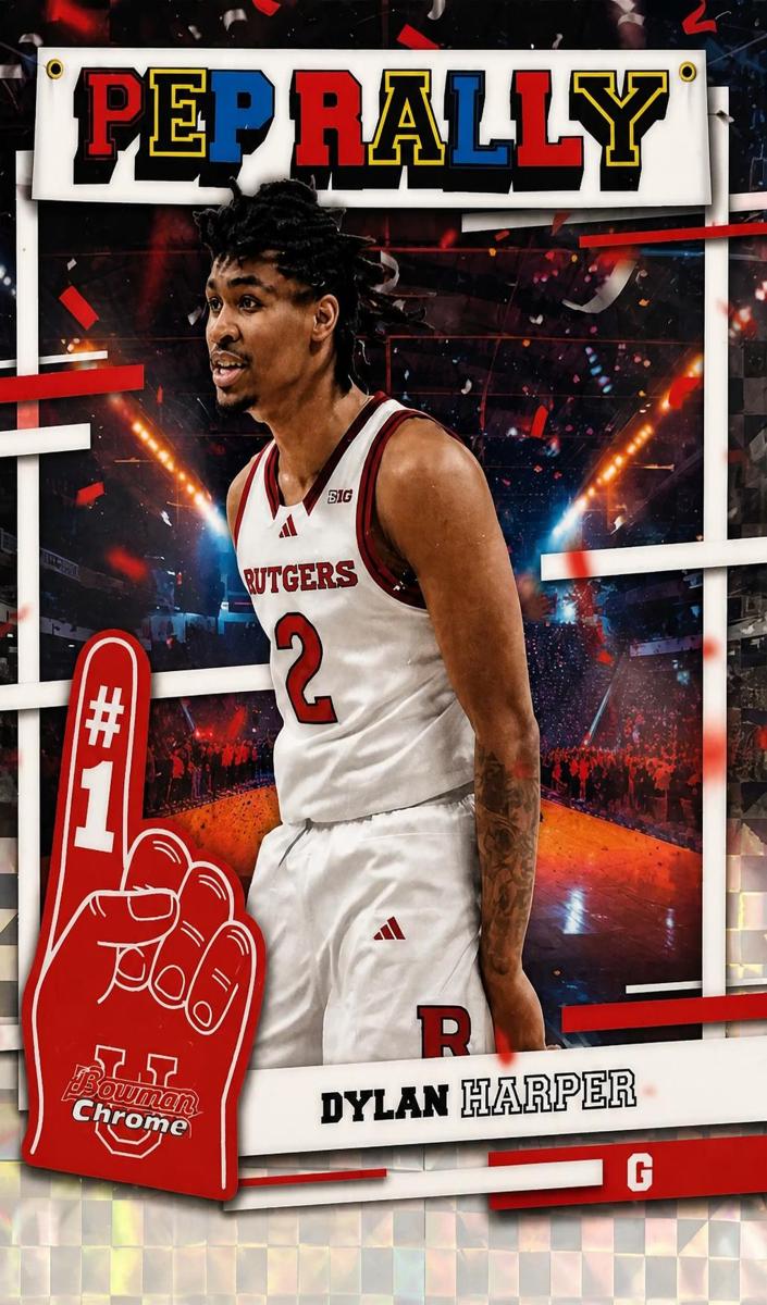 2024 Bowman Chrome University Basketball X-Fractor Dylan Harper #PR-8