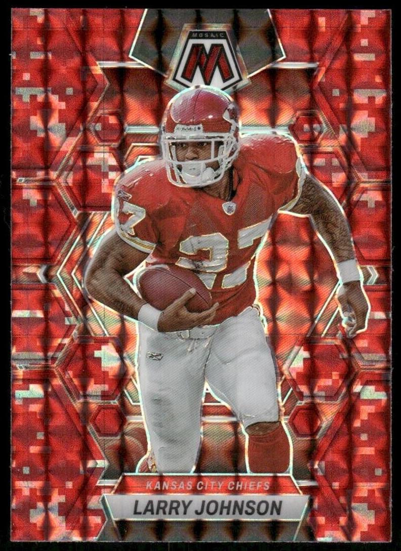 2023 Panini Mosaic Football Camo Red Larry Johnson #117