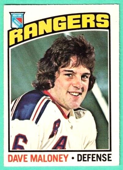 1976 O-Pee-Chee Hockey Dave Maloney #181