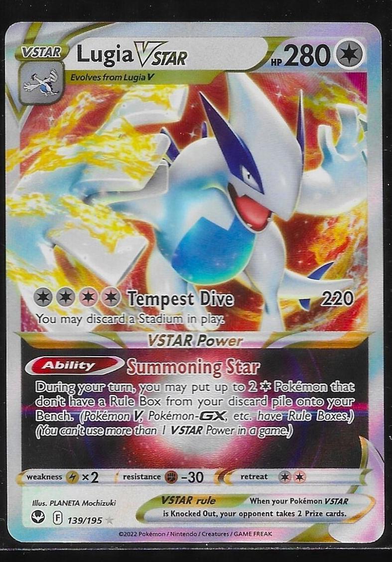 2022 Pokemon Silver Tempest Lugia #139 PSA 9