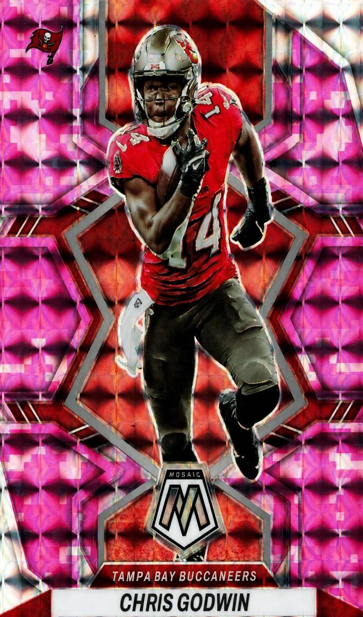 2022 Panini Mosaic Football Camo Pink Chris Godwin #185