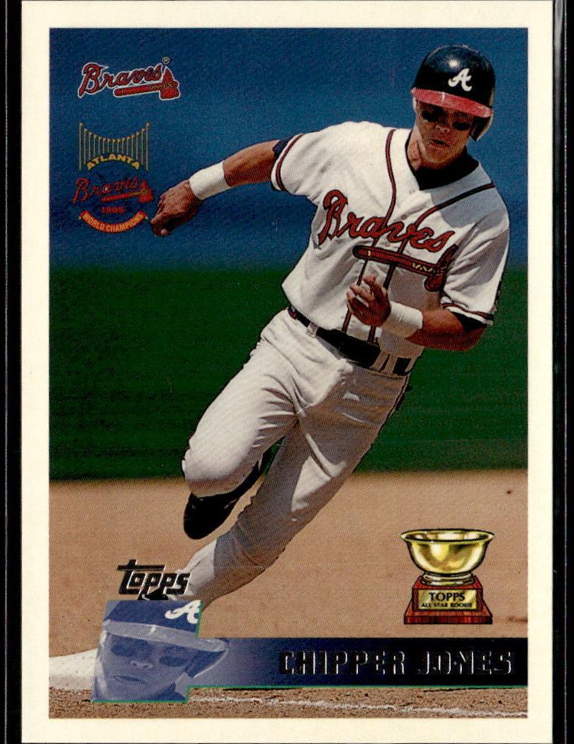 1996 Topps Baseball Chipper Jones #177 PSA 9