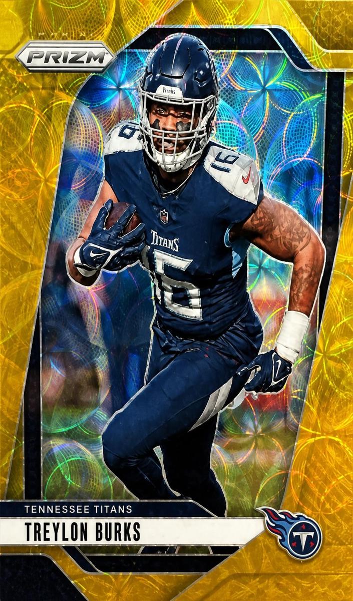2024 Panini Prizm Football Choice Gold Treylon Burks #281