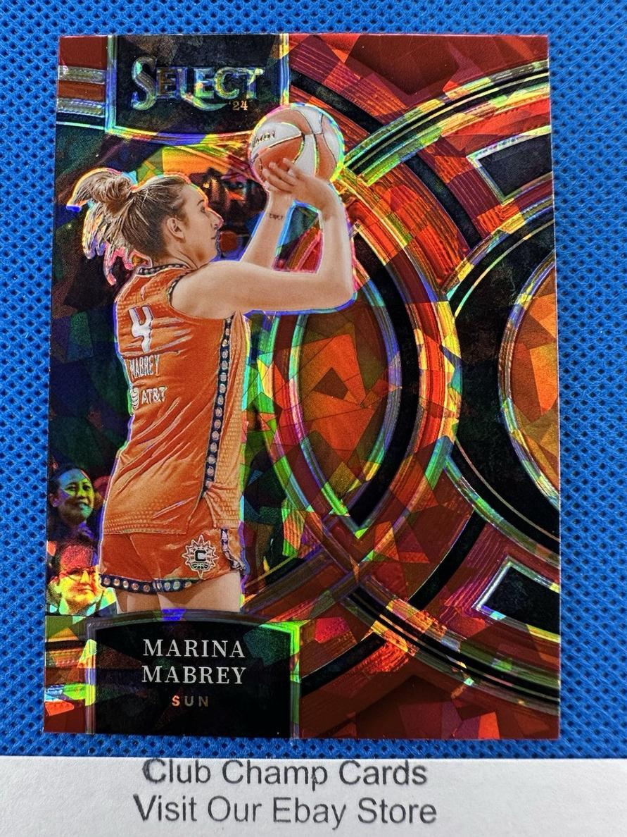 2024 Panini Select WNBA Basketball Red Ice Marina Mabrey #190