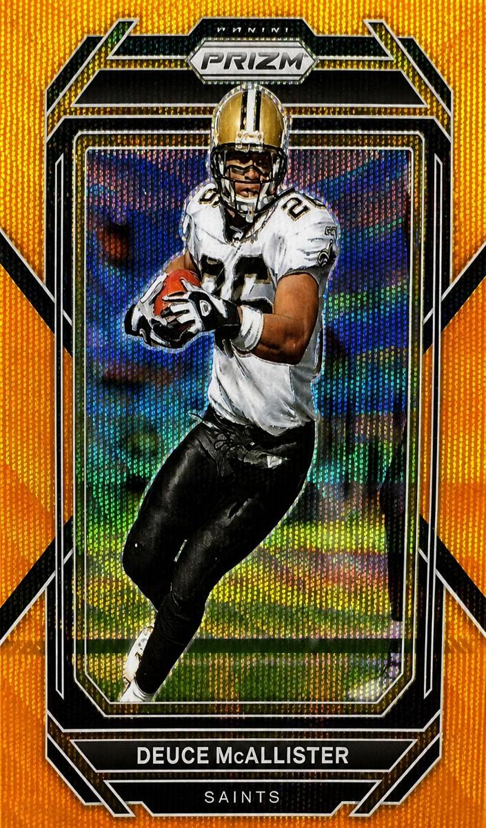 2022 Panini Prizm Football Orange Wave Deuce McAllister #216