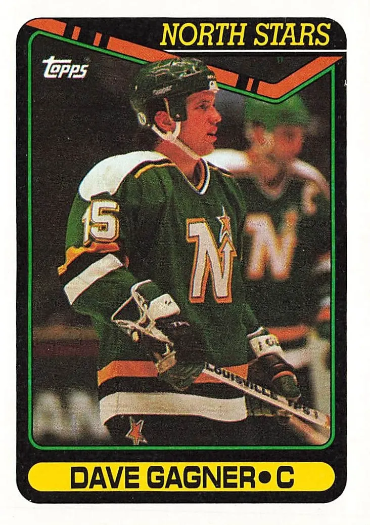 1990 Topps Hockey Dave Gagner #168
