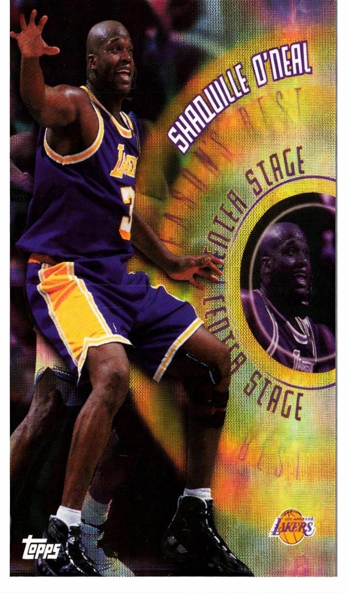 1999 Topps Basketball Shaquille O'Neal #SB2 PSA 9