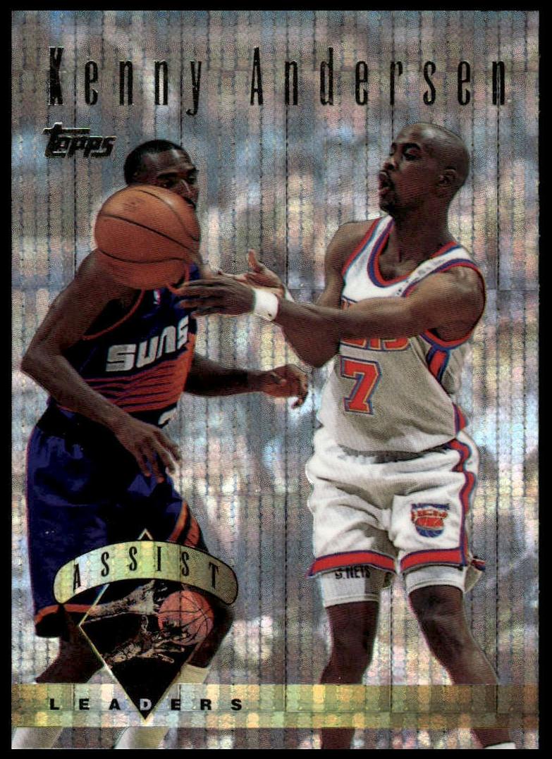 1995 Topps Basketball Power Boosters Kenny Anderson #17