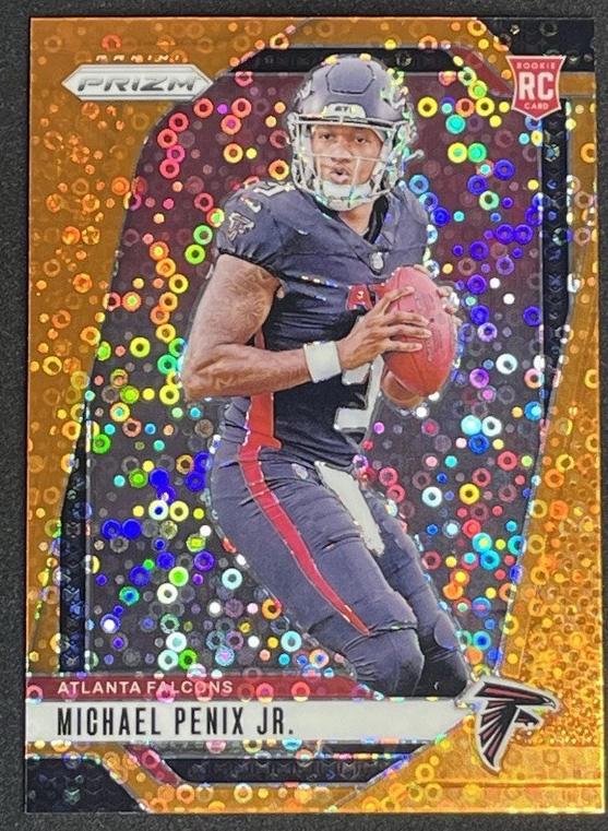 2024 Panini Prizm Football Lazer Michael Penix Jr. #378 PSA 8.5