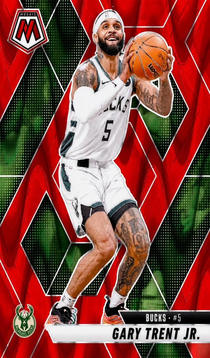 2024 Panini Mosaic Basketball Red Seismic Gary Trent Jr. #91