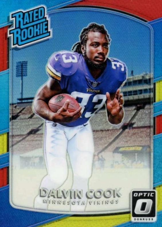 2017 Donruss Optic Football Red Yellow Dalvin Cook #193