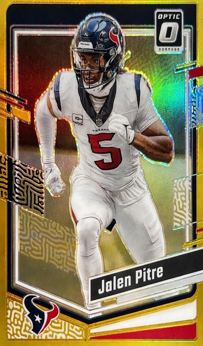 2023 Donruss Optic Football Gold Jalen Pitre #73