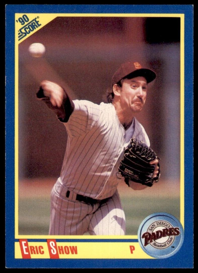 1990 Score Baseball Eric Show #493
