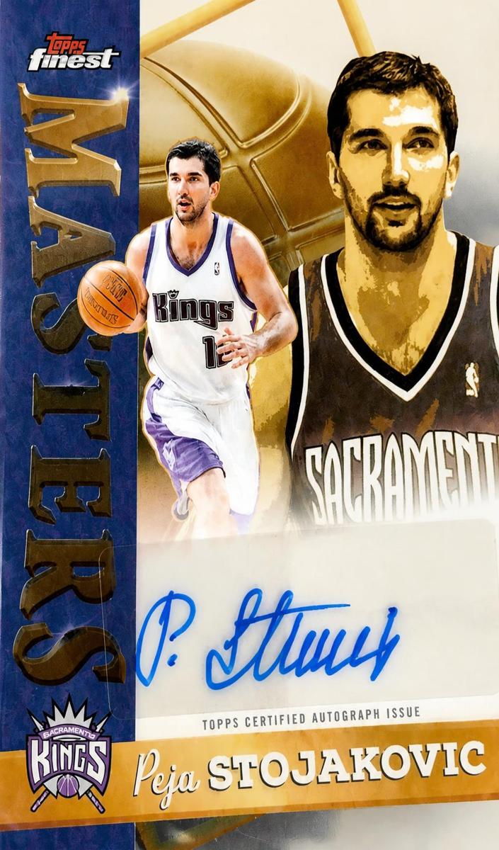 2025 Topps Finest Basketball Peja Stojakovic #MA-PS