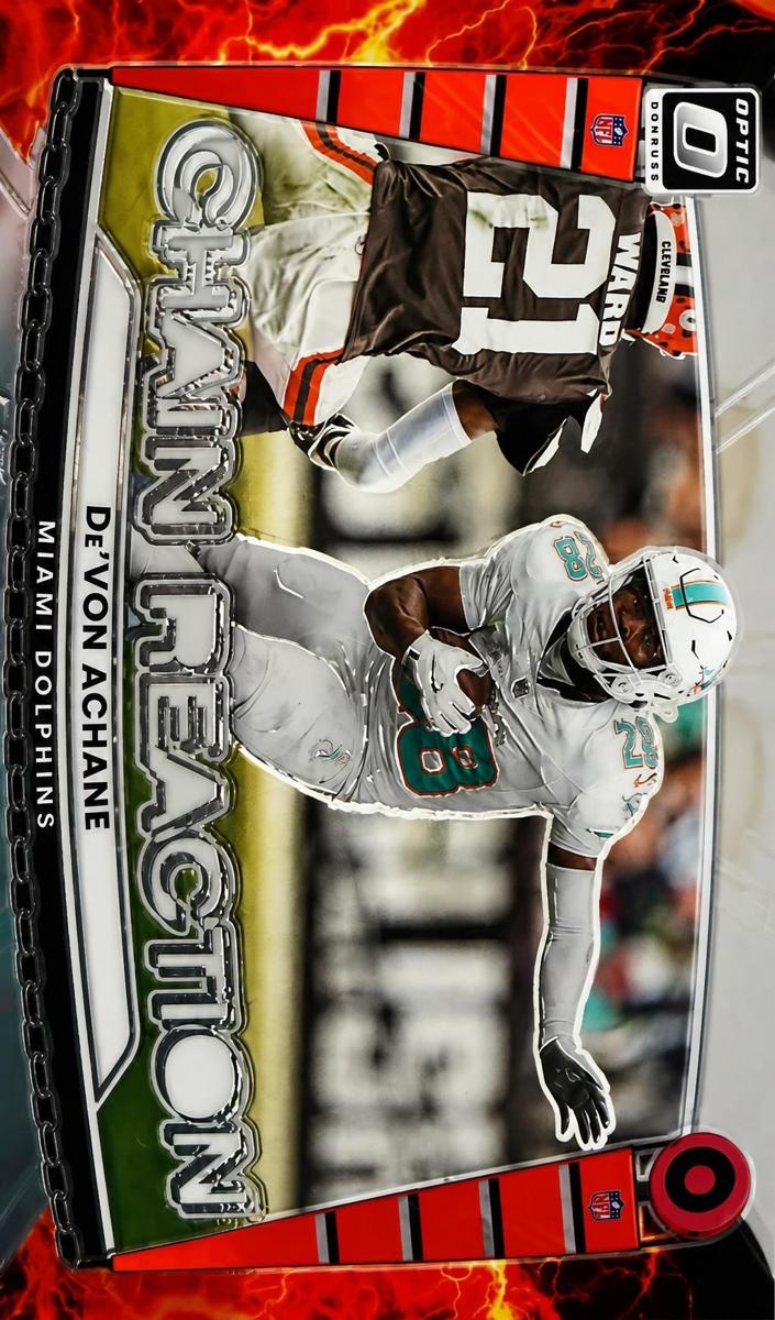 2025 Donruss Optic Football De'Von Achane #3